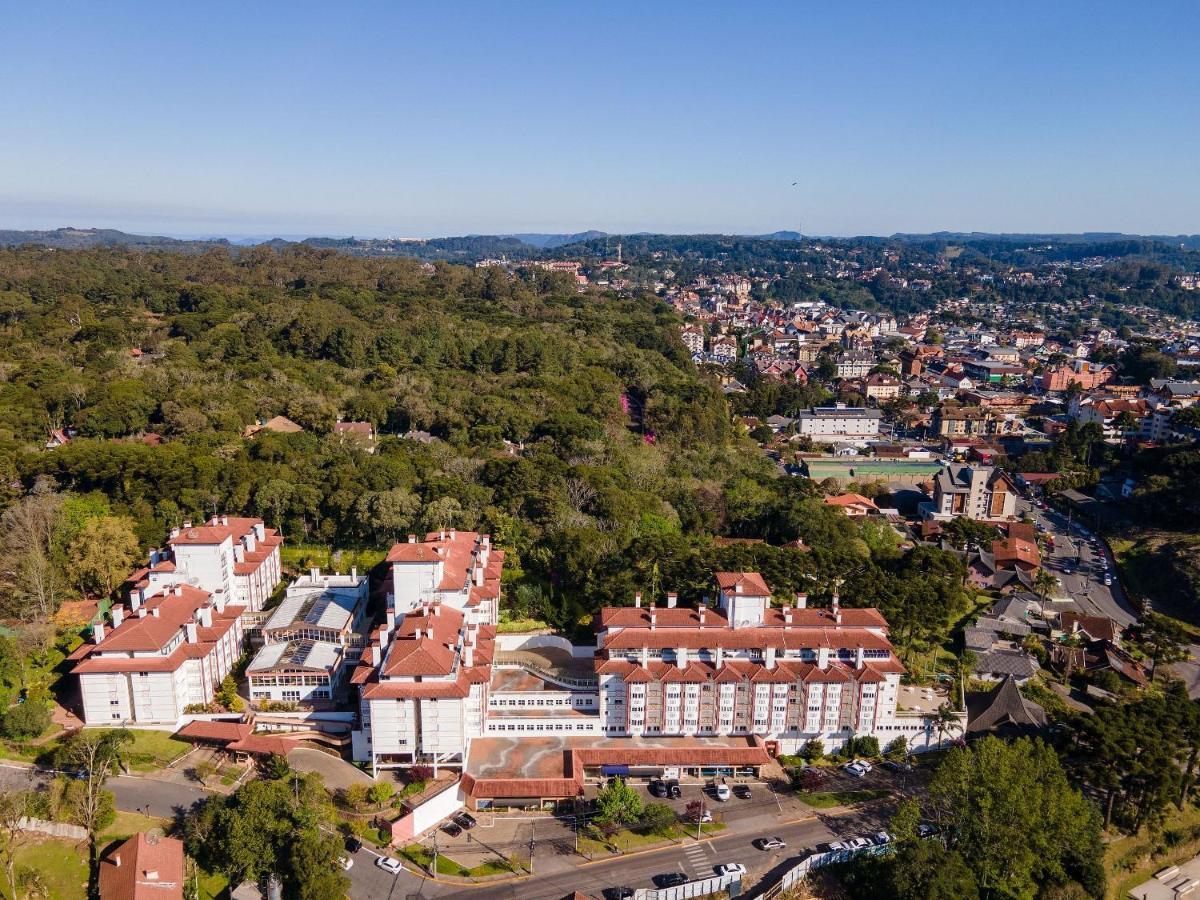 Apto No Centro De Gramado Com Piscina Termica Εξωτερικό φωτογραφία