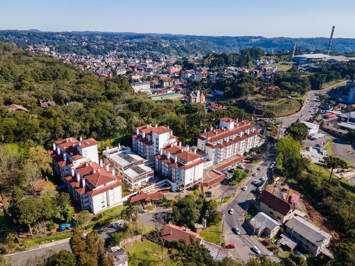 Apto No Centro De Gramado Com Piscina Termica Εξωτερικό φωτογραφία