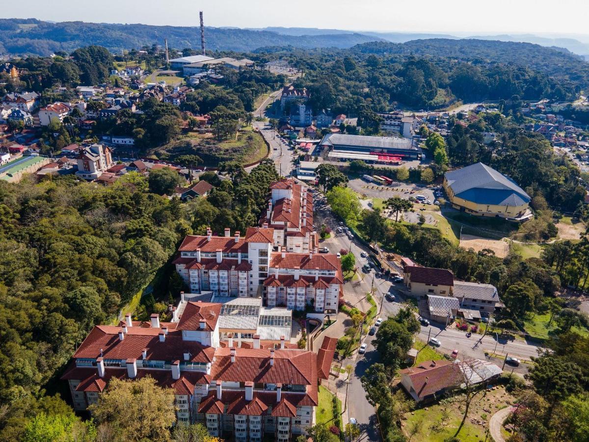 Apto No Centro De Gramado Com Piscina Termica Διαμέρισμα Εξωτερικό φωτογραφία